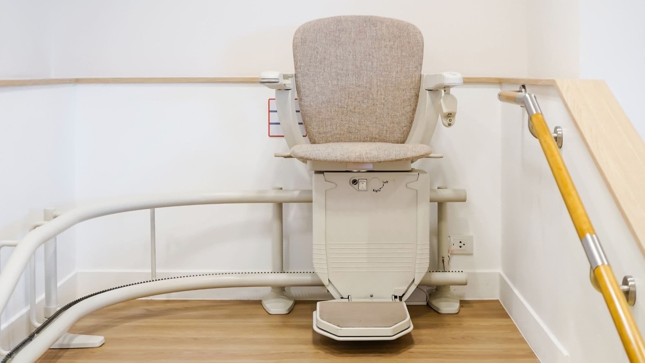 Monte-escalier installé dans un domicile